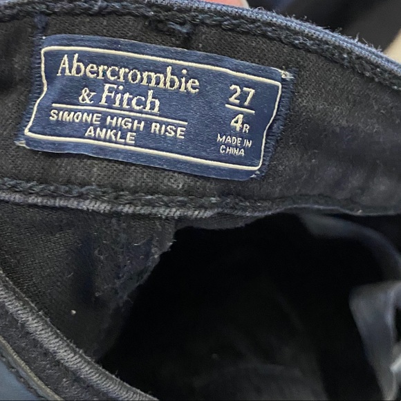 Abercrombie Simone High Rise Distressed Jean - Picture 9 of 16